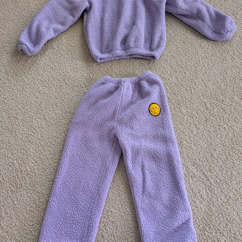 Lola And The Boys-Cozy Lavender Kids Fleece Set
